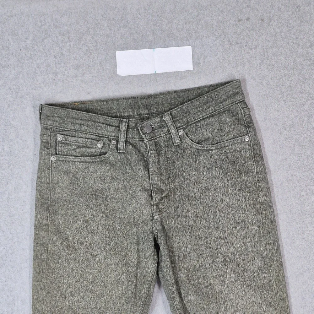 Levi's 511 Men Jeans 31X30 Green Denim 29.5